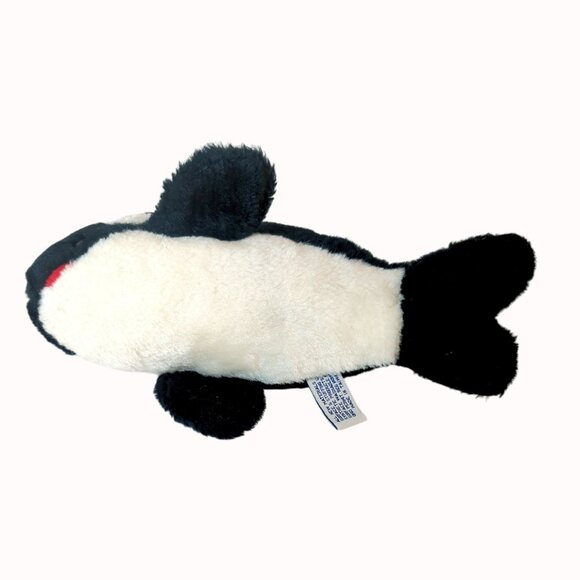 Sea World 1986 Shamu Orca Killer Whale Plush Toy Stuffed Animal 10" - Picture 3 of 4